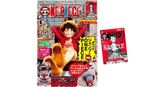 One Piece Promo Card Luffy Red ST21-014 + Magazine + Carte Stock limité