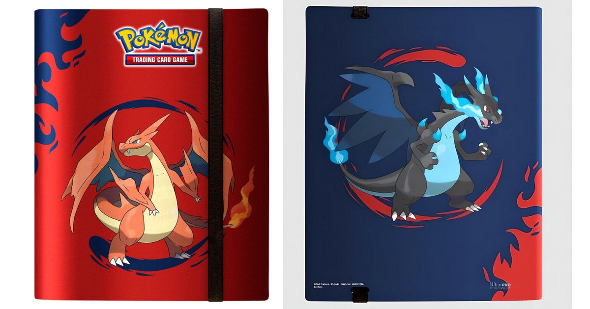 POKEMON Mega Charizard X Et Mega Charizard Y Album Binder 9 Poche Ultra Pro