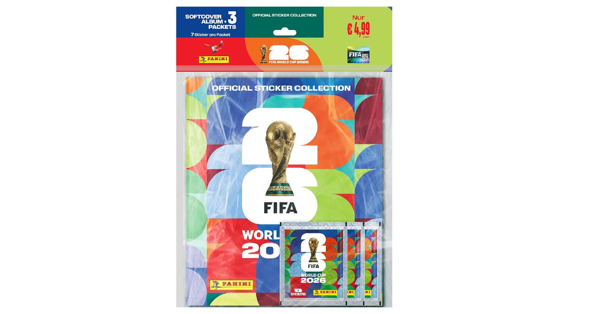 Panini Coupe du Monde FIFA 2026 Album de Stickers + 5 booster