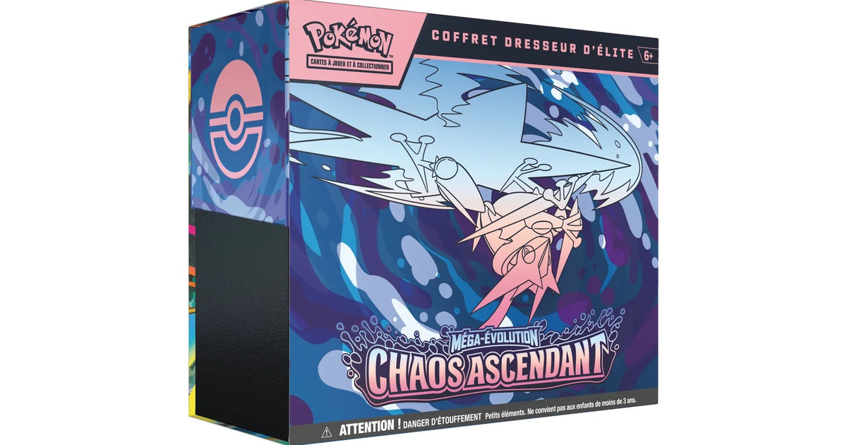 1x ETB Coffret Dresseur d'Élite Méga-Évolution ME04 Chaos Ascendant - FR