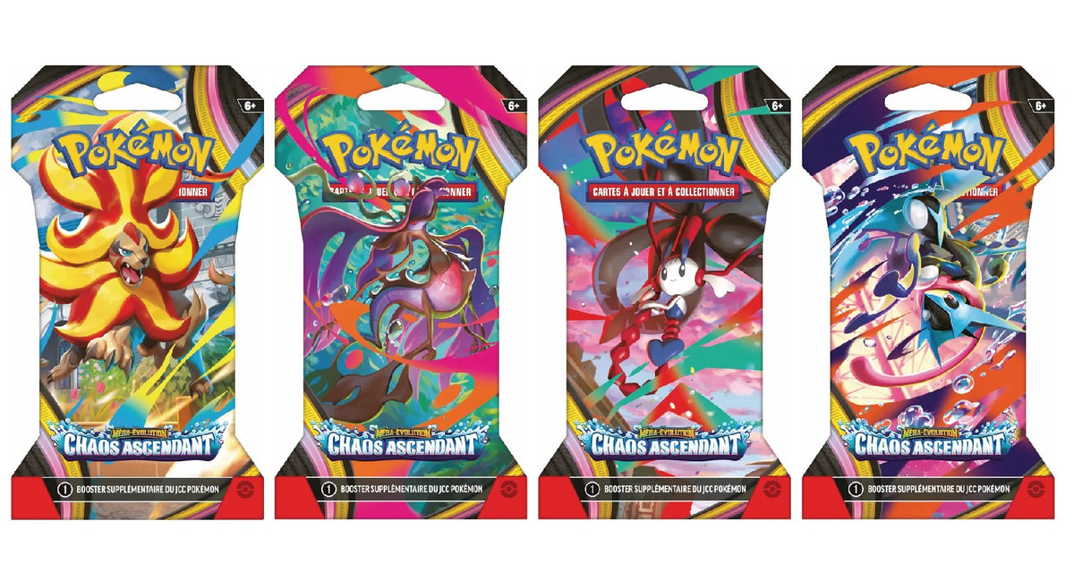 1X blister Méga-Évolution ME04 Chaos Ascendant (1 Booster aléatoire) - FR