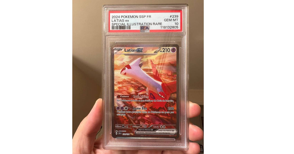 Pokémon - Latias 239 - PSA 10 - Étincelles Déferlantes Français
