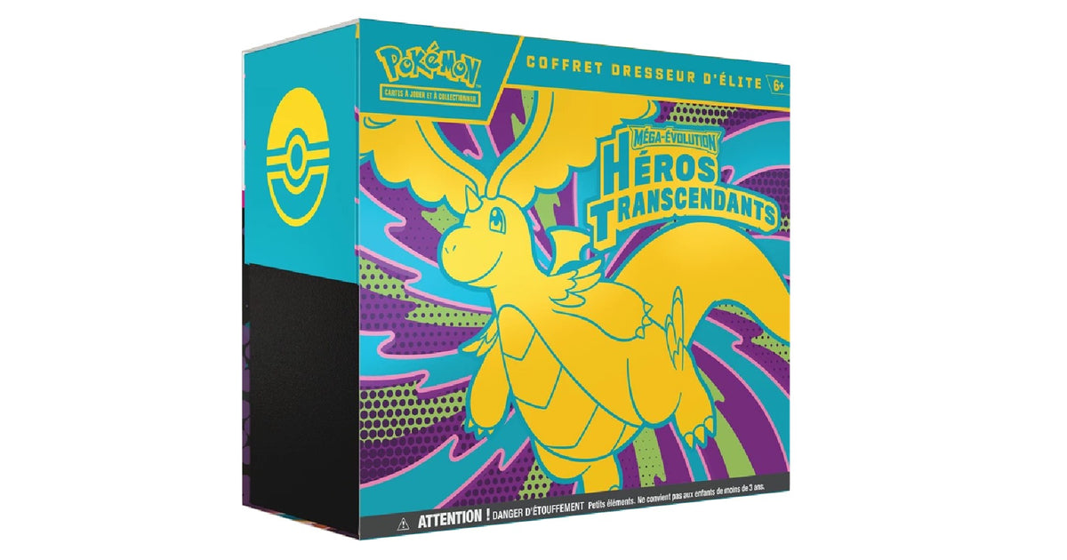 1x Pokémon – ETB – Héros Transcendants – ME2.5 – Coffret Dresseur d’Elite en français