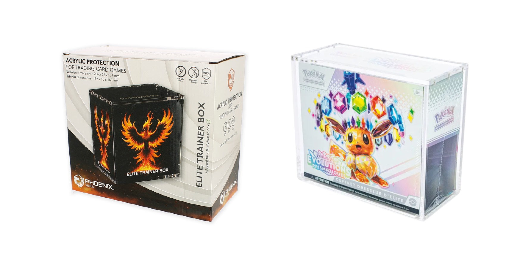 Protection en Acrylique Aimantée pour Elite-Trainer-Box (ETB)